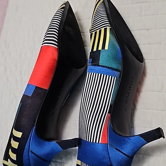 New, Nine West, Colorful Pumps, 9 - Picture 5 of 6